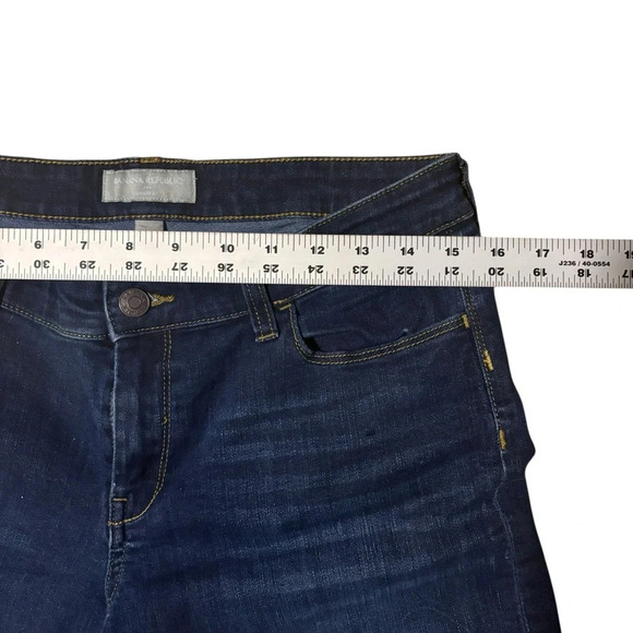 Banana Republic Skinny Fit Dark Wash Jeans Size 8 - Picture 7 of 9